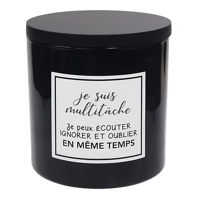 2-wick 12oz "I'm multitasking" FIREWOOD SPIRIT Fragranced Candle