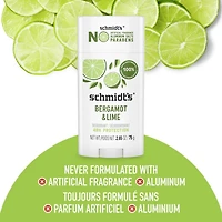 Schmidt's  Bergamot & Lime Natural Origin Deodorant, 75 g Deodorant