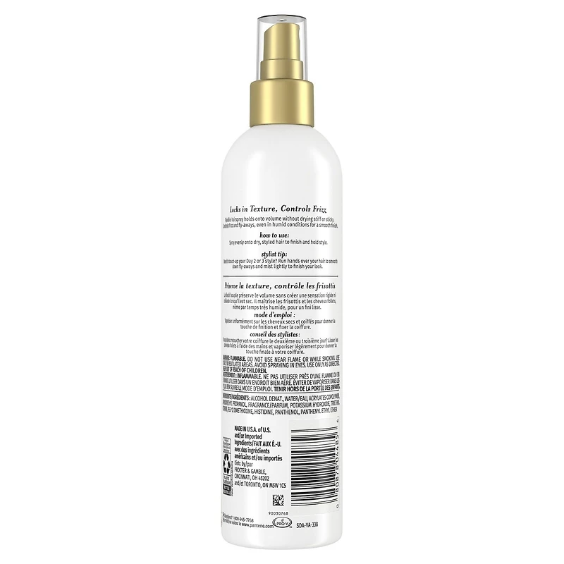 PANTENE Pro-V Volume Texture Hair Spray, 252 mL