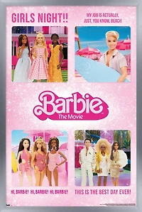 Mattel Barbie: The Movie - Quote Grid Wall Poster, 22.375" x 34"