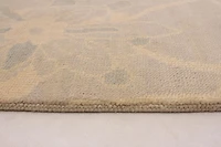 ECARPETGALLERY Tapis Noué à la Main pour Salon, Salle à Manger et Chambre à Coucher Floral Collection Oushak Prestige 5'2" x 7'10" en Ivoire