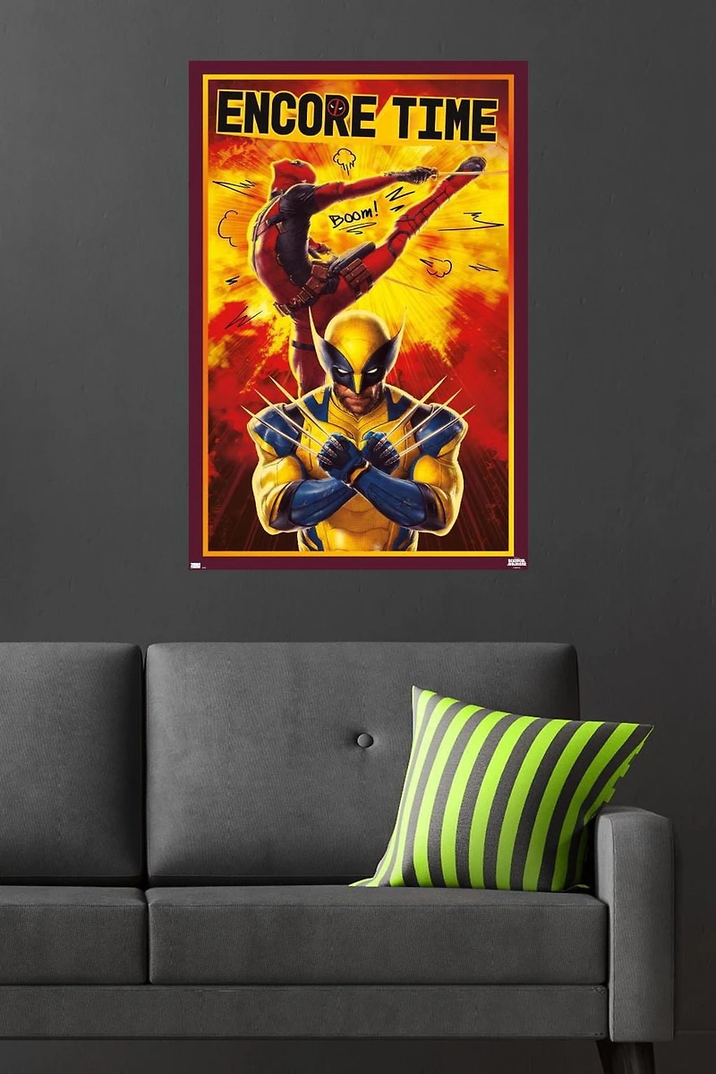 Marvel Deadpool & Wolverine - Encore Time Wall Poster, 22.375" x 34"