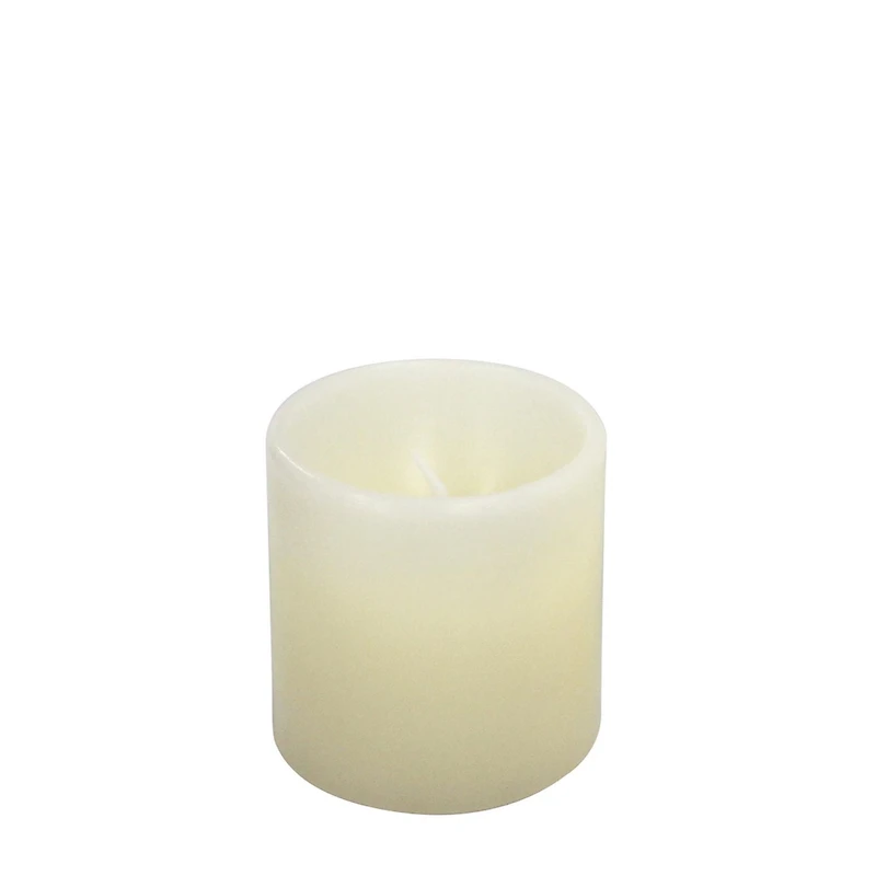 Mainstays Unscented LED Mini Wax Pillar Candles, Pack of 3, 2" x 2", 2" x 3", 2" x 4" LED candle set