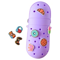 Art 101 Charm Pencil Pouch, Purple