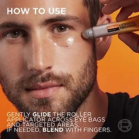 L'Oréal Paris Men Expert Anti-Fatigue Roll-On Eye Cream, 10ml, with Vitamin C and Caffeine