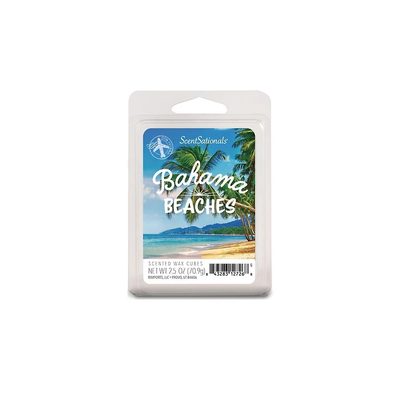 Cubes de cire parfumée ScentSationals - Plages des Bahamas 2,5 fois (70,9 g)