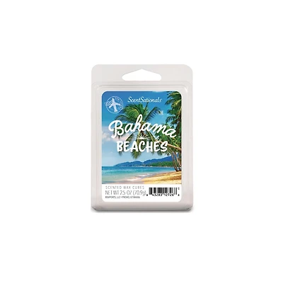 Cubes de cire parfumée ScentSationals - Plages des Bahamas 2,5 fois (70,9 g)