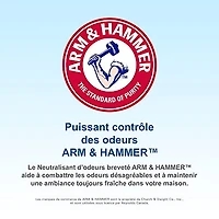 Hefty™ Lot de 30 sacs poubelle Strong Regular 75 litres noirs, EasyFlaps™, neutralisant les odeurs Arm & Hammer