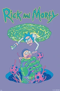 Rick And Morty - Portal Fall Wall Poster, 22.375" x 34"