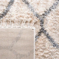 SAFAVIEH Berber Fringe Felicia Geometric Shag Area Rug