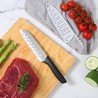 Mainstays 7" Stainless Steel Santoku Kitchen Knife