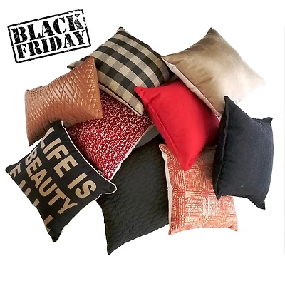 hometrends Black Friday Decorative Cushion