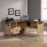 Sauder August Hill Bureau en L en Finition Dover Oak