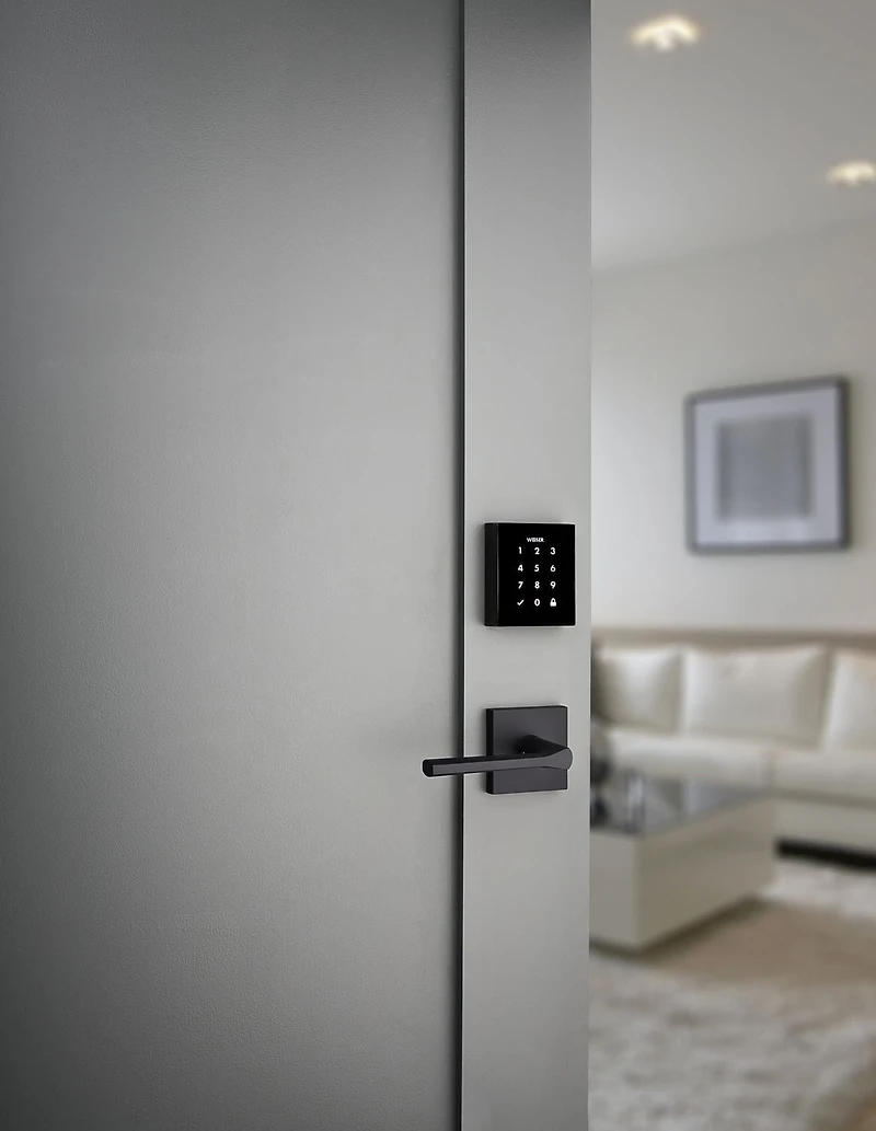 Weiser Obsidian Satin Nickel Keyless Touchscreen Electronic Deadbolt