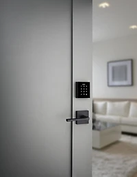 Weiser Obsidian Satin Nickel Keyless Touchscreen Electronic Deadbolt