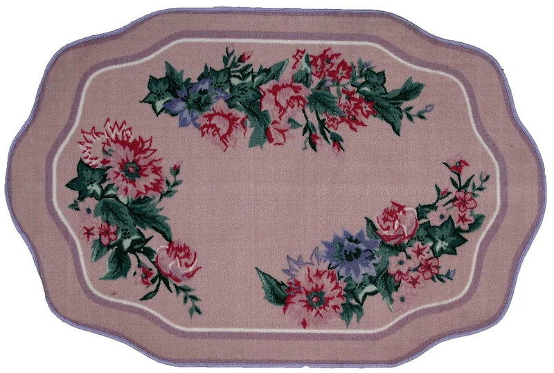 Tapis amusant pour enfant Festival country multicolore nylon
