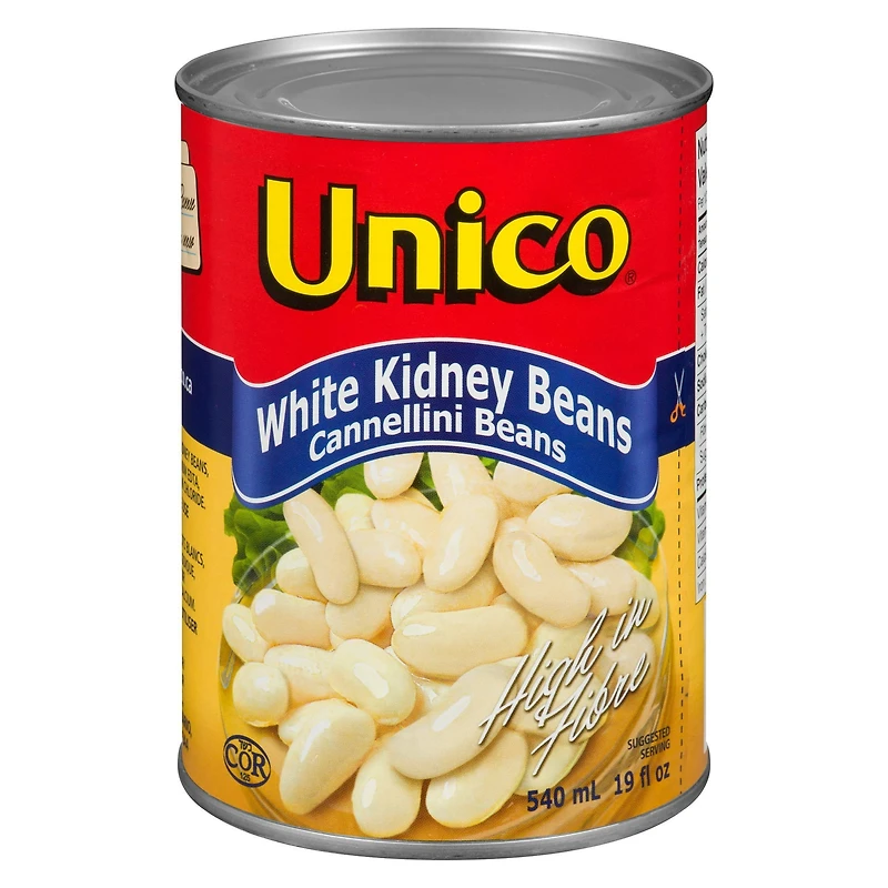 Unico White Kidney Beans, 540 mL