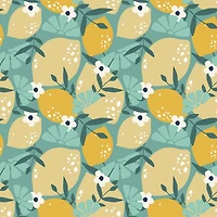 Fabric Beach Lounger,Lemon