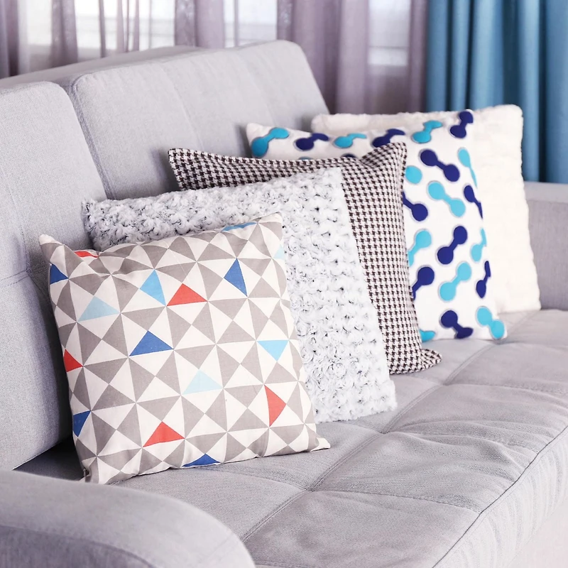 Forme de coussin premium,18” x 18”, carrée. Utilisation pour la décoration intérieure, projets d'artisanat
