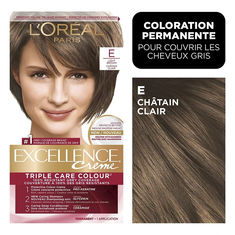 L'Oréal Paris Permanent Hair Colour Excellence Crème, 1 EA