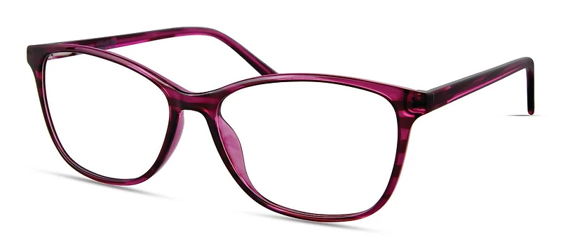 Colour Block Lunettes De Vue Pour Femmes, Vcwc22, Violette, 56.0-15.0-145
