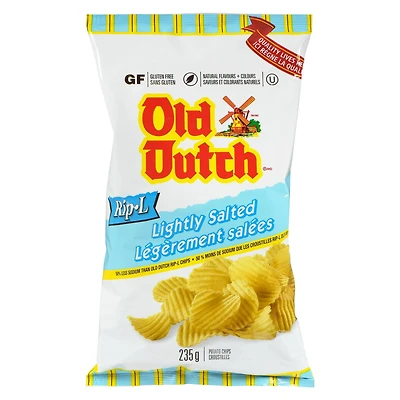 Croustilles Old Dutch Rip-L légèrement salées