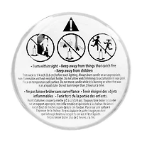 Mainstays Unscented 3" White Pillar Candle, 2.8"Dia x 3"H