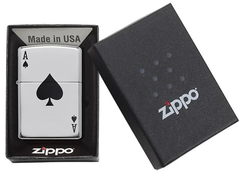 Zippo ace chanceux haut poli (24011)