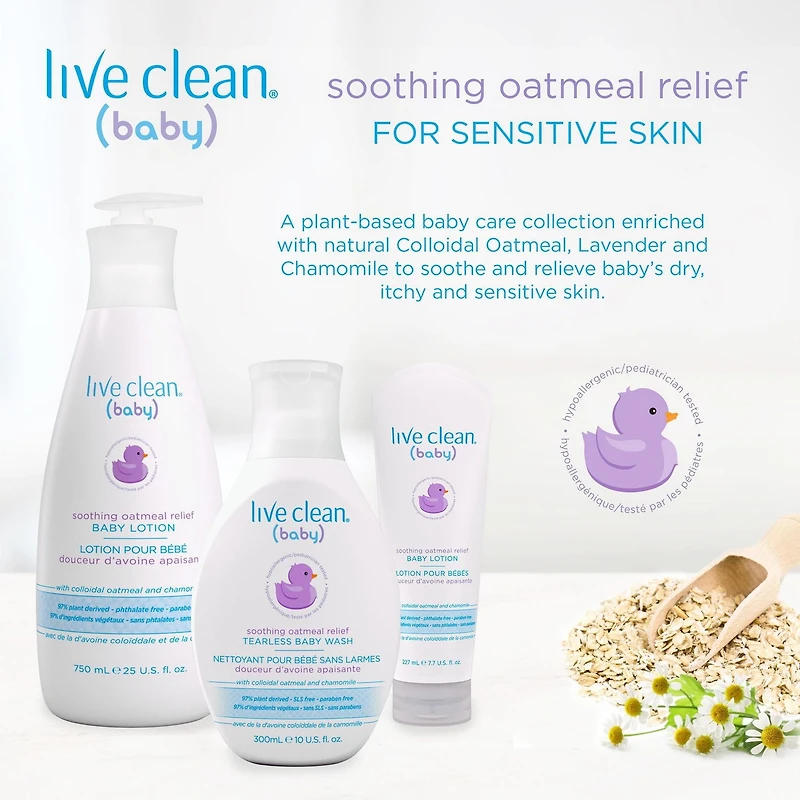 Live Clean Baby Onguent pour érythème fessier doucer d’avoine apaisante 5-14