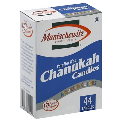 Bougies de Hanoucca Manischewitz
