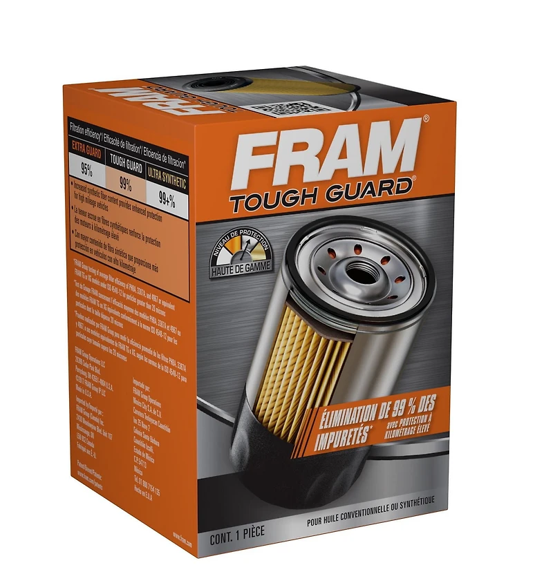 Filtre à huile FRAM Tough Guard, TG4967
