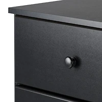 Prepac Astrid Black 6-Drawer Tall Chest