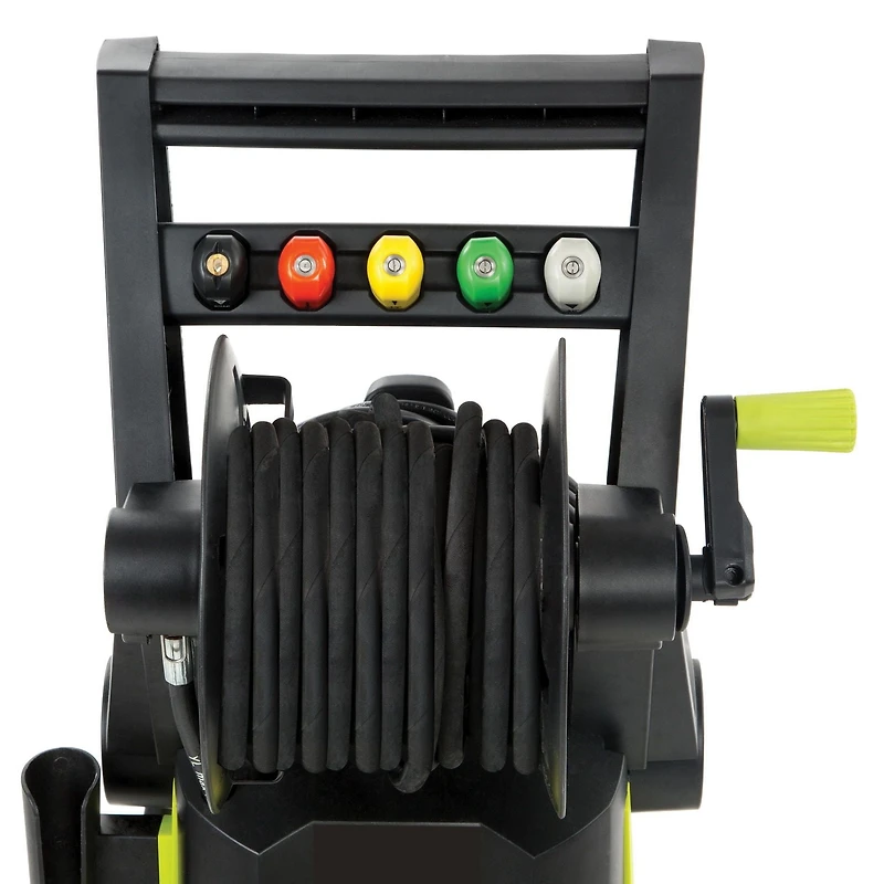 Nettoyeur Haute Pression Électrique Sun Joe de 2030 PSI Max, 1,76 GPM Max, 14,5 A avec dévidoir