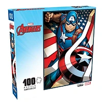 Buffalo Games - Marvel - Captain America - 100 Piece Jigsaw Puzzle