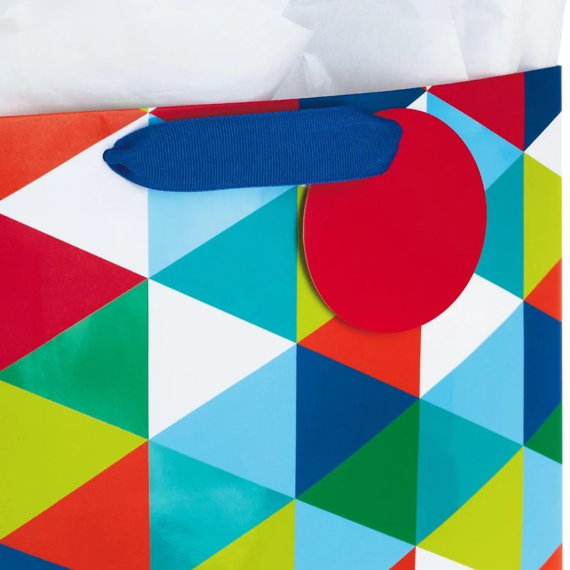 Assortiment de sacs-cadeaux et papier de soie Hallmark – Grands sacs de 13 po et très grands sacs de 15 po – Paquet de 3 sacs pour les fêtes, la fête des Pères, les remises des diplômes ou toute autre
