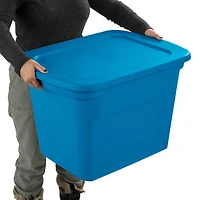 Sterilite 68L Tote - Aqua, 68L, Blue