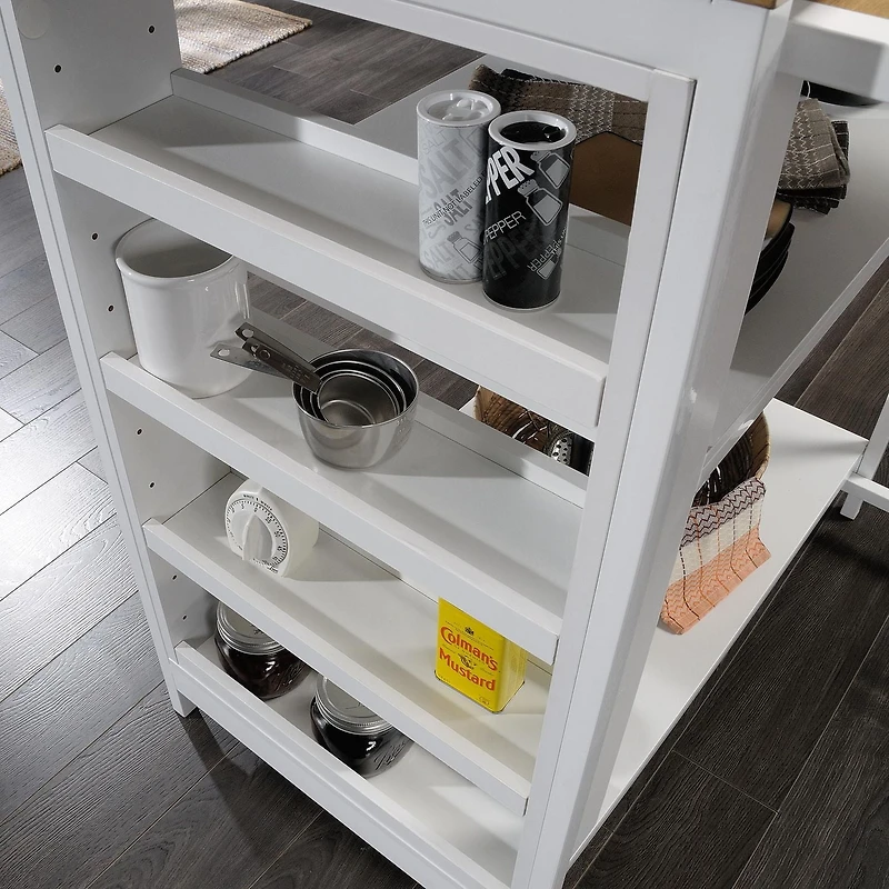 Sauder Select Kitchen Island, White, 428253