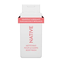 Native – Nettoyant pour le corps Pamplemousse et bergamote – sans sulfate, sans parabènes