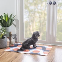 Tapis d'accent extérieur lavable Jupiter orange & rose 2 pi x 3 pi