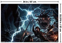Dungeons and Dragons - Battle Wall Poster, 22.375" x 34"
