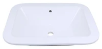 American Imaginations 36-in. W Wall Mount White Vanity Set For 3H8-in. Drilling Beige Top Biscuit UM Sink AI-18091
