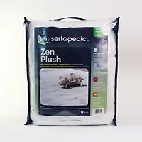 Coussin mat en peluche Serta Zen