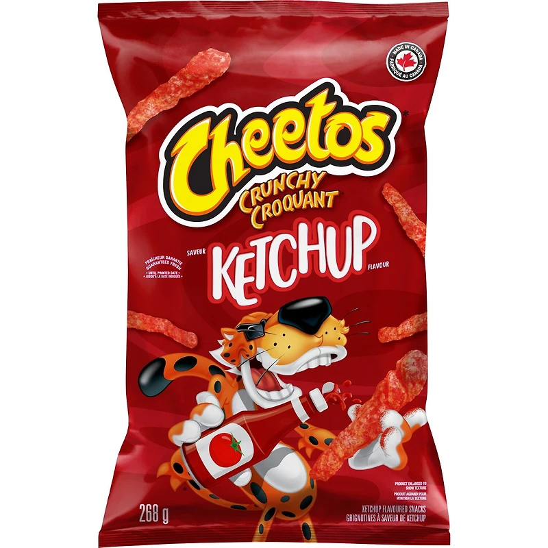Cheetos Crunchy Ketchup flavoured Snacks, 268 g.