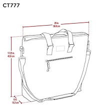 Rio Beach Blue Deluxe Insulated Tote Bag with Bottle Opener