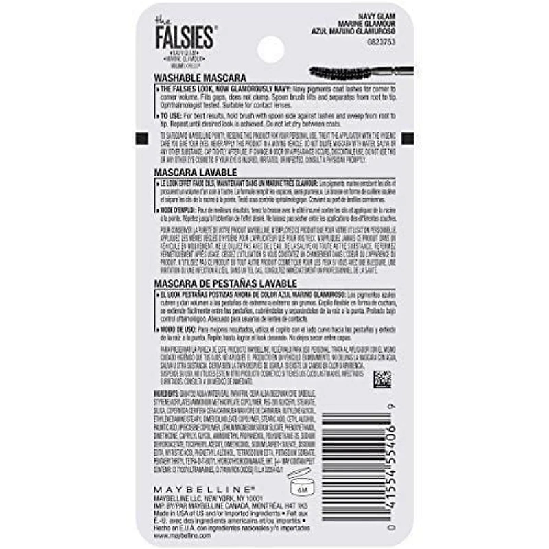 Maybelline New York Volum' Express The Falsies® Mascara Navy Glam, 8 ml