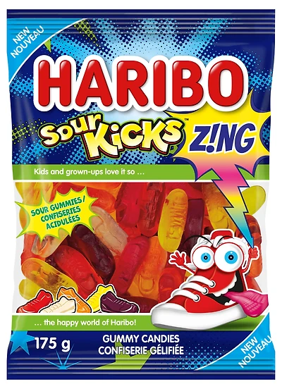 HARIBO SOUR KICK, sans colorants artificiels Haribo Sour Kick
