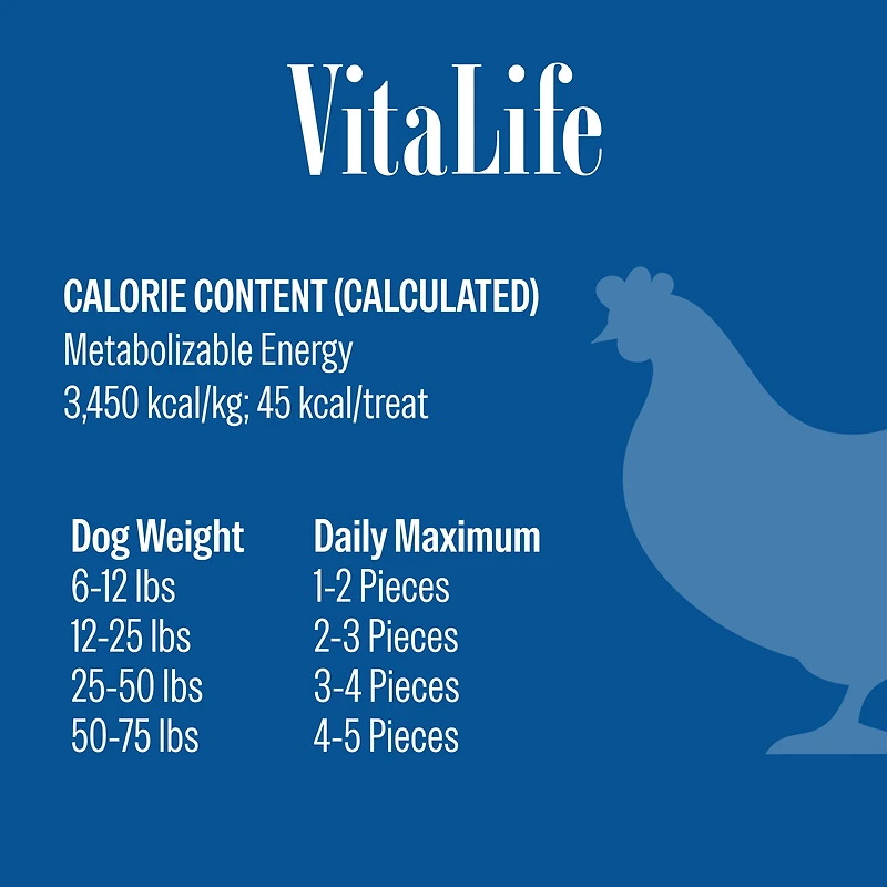 VitaLife Chicken Breast Tenders, All Natural, Jerky Dog Treats 750 g
