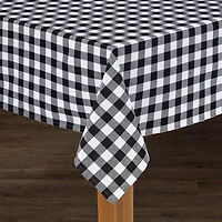 Fabstyles Country Check Tablecloth Farmhouse Decor For Indoor/Outdoor Use, Picnics, BBQ’s, Potlucks, Summer Events, Living and Dining Room, Sizes: 54" x 72