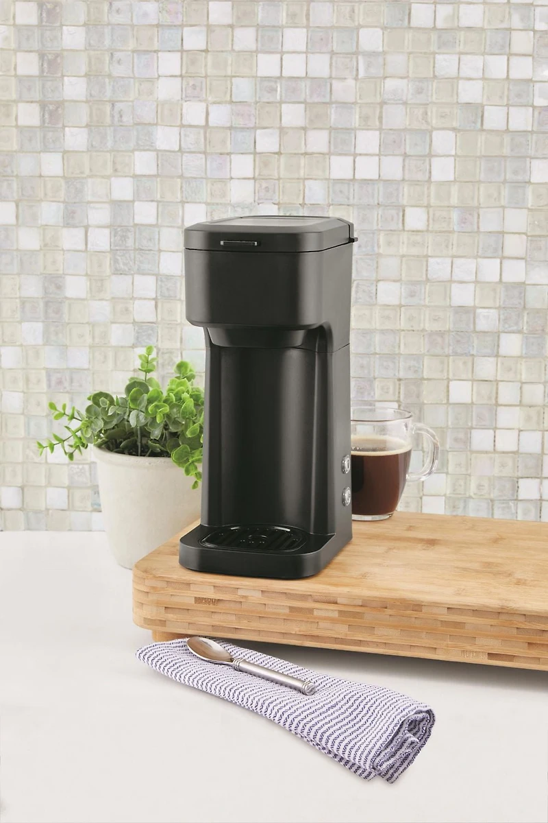 Mainstays Single Serve Coffee Maker, Dual Brew, Ground or K-Cup* Compatible