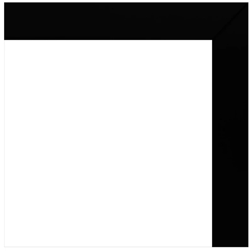 Hometrends Miroir en aluminium pleine longueur, 27x70po, noir brossé